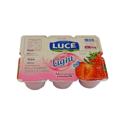 Bebida Láctea Luce Light Morango