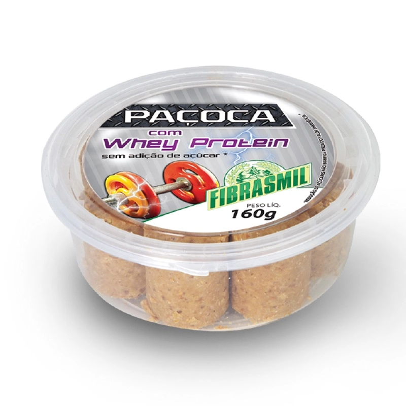 Paçoca Com Whey Protein 160g Alimentos