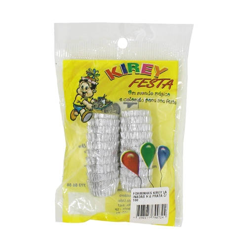 Forminha Lam Kirey N 6 Prata C/100