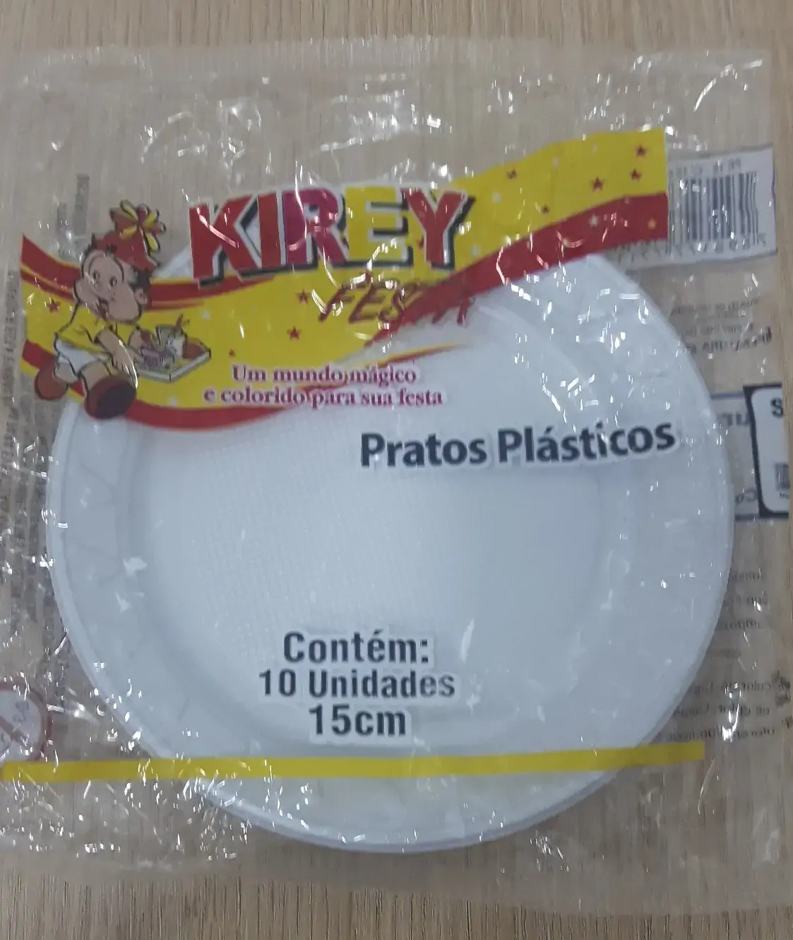 Prato Descart Kirey P 15 Branco C/10