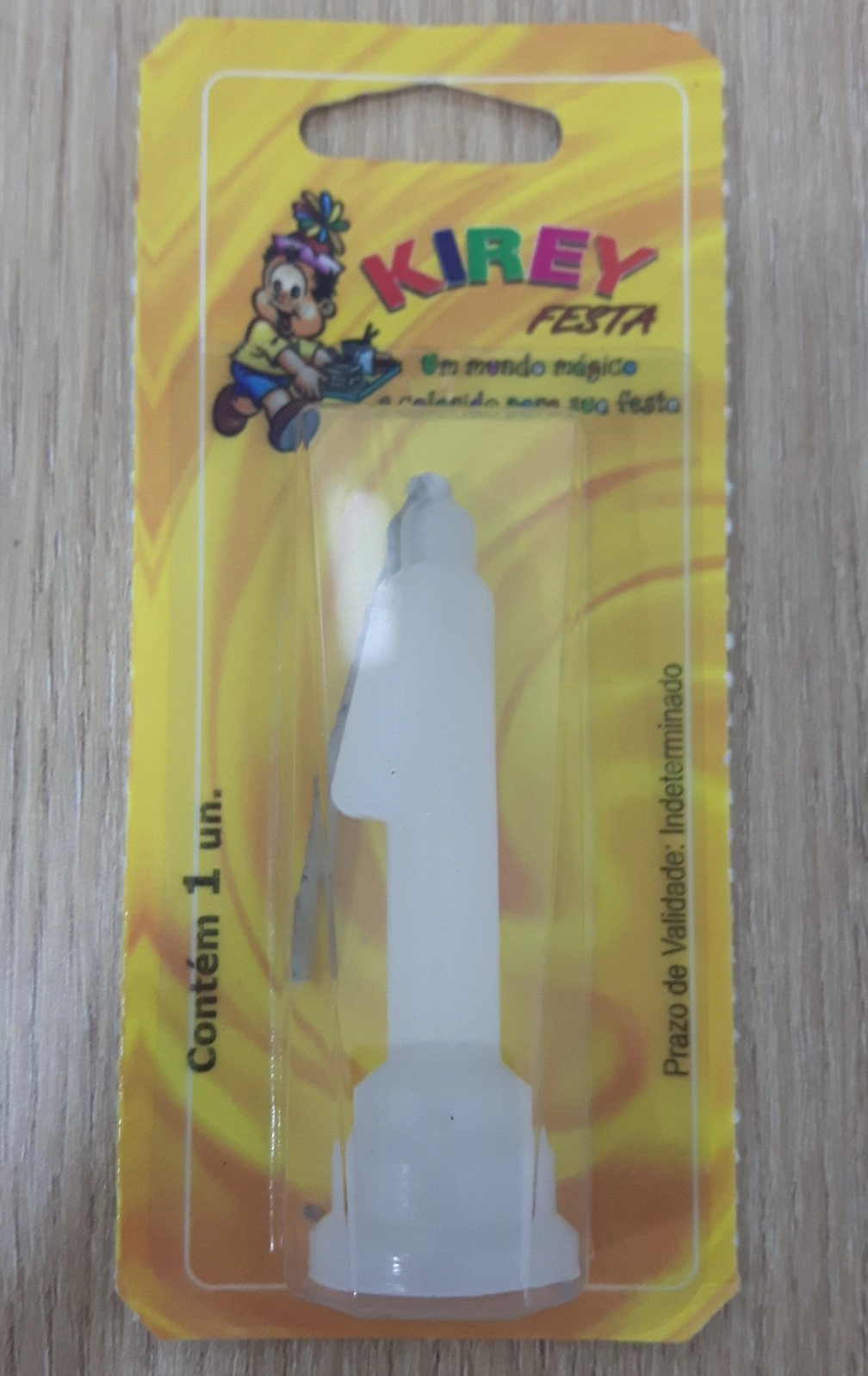 Vela Numerada Kirey Branca N 1