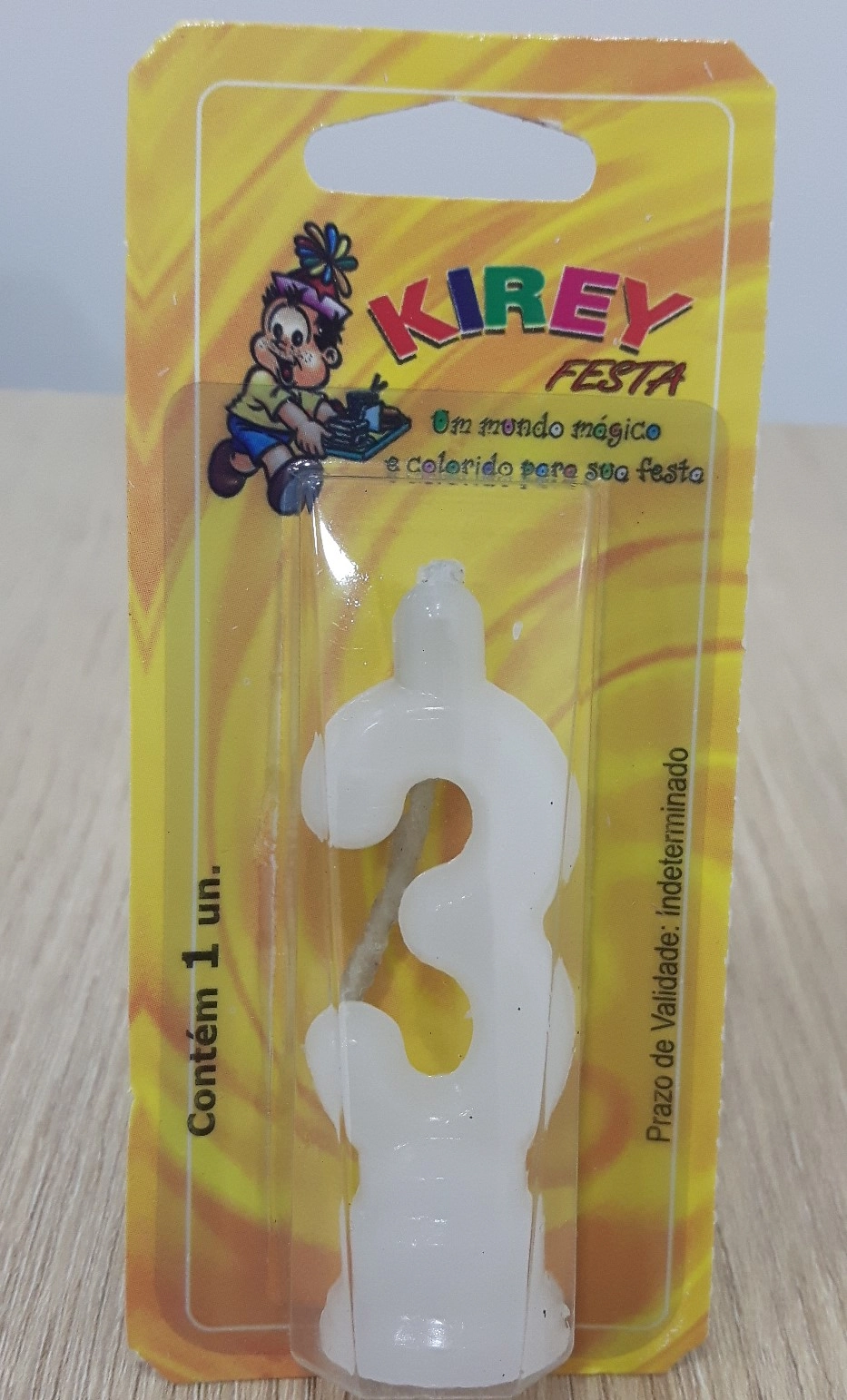 Vela Kirey N3 Pequeno Branca