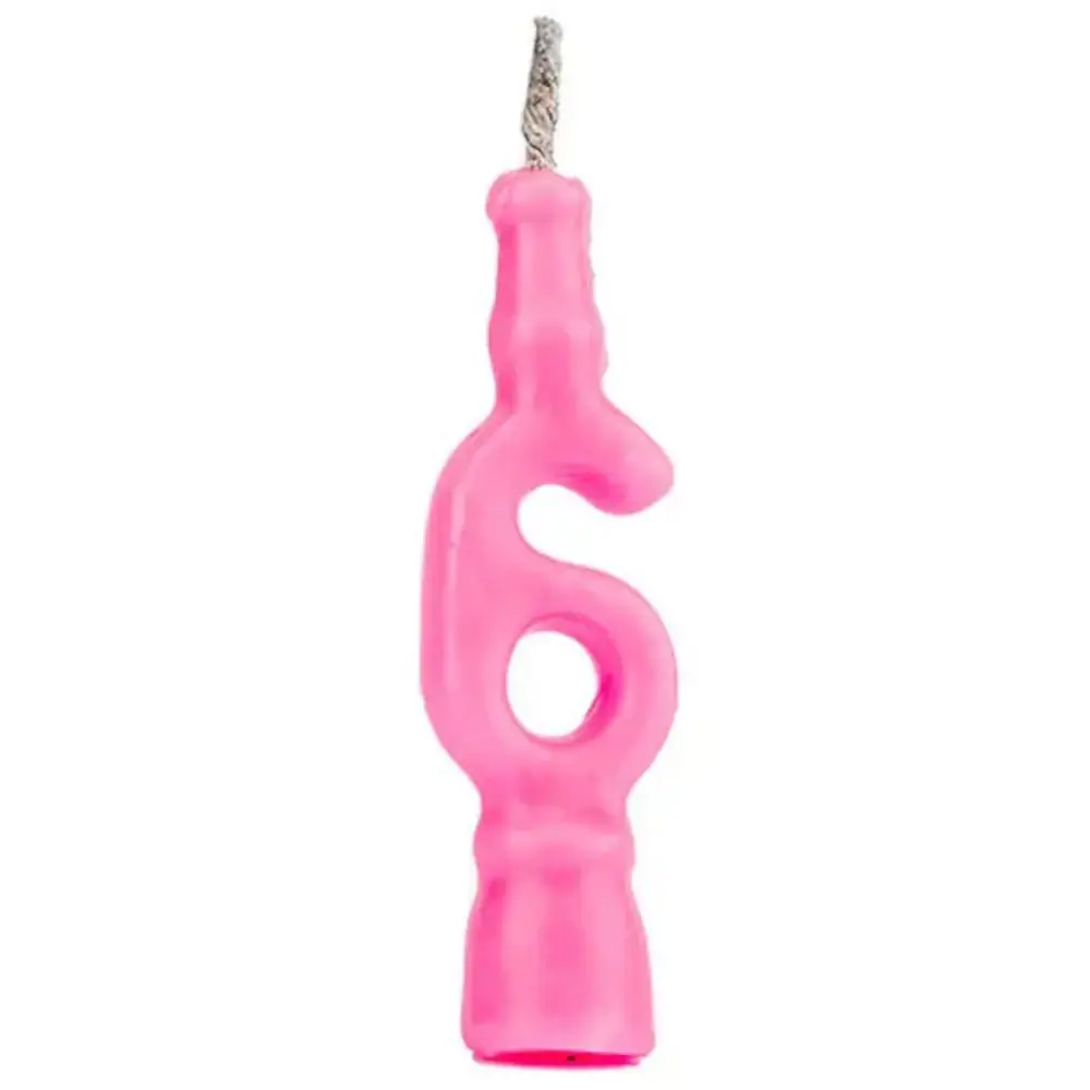 Vela Kirey N6 Pequeno Rosa