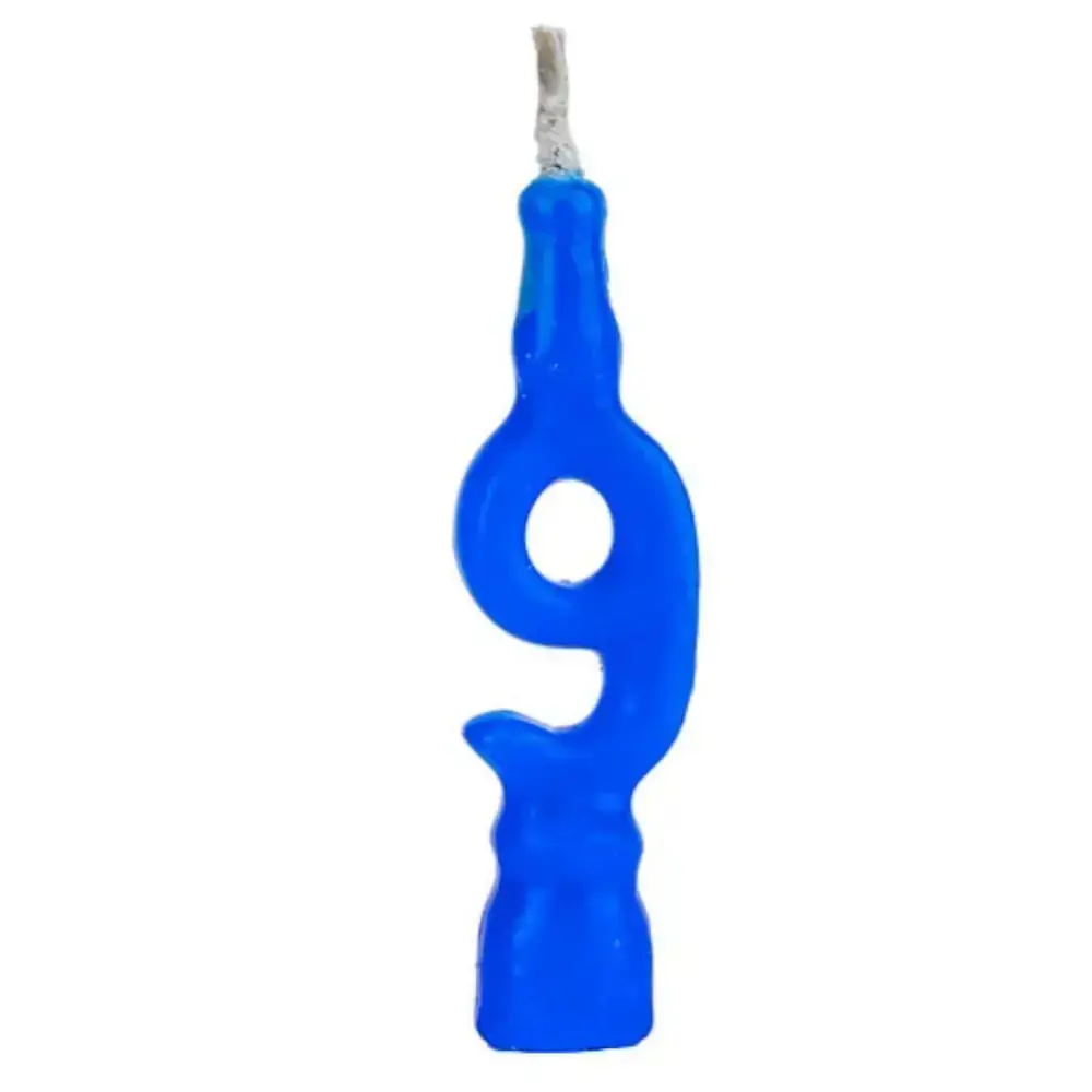 Kirey Vela Numerada Azul N?9 1u