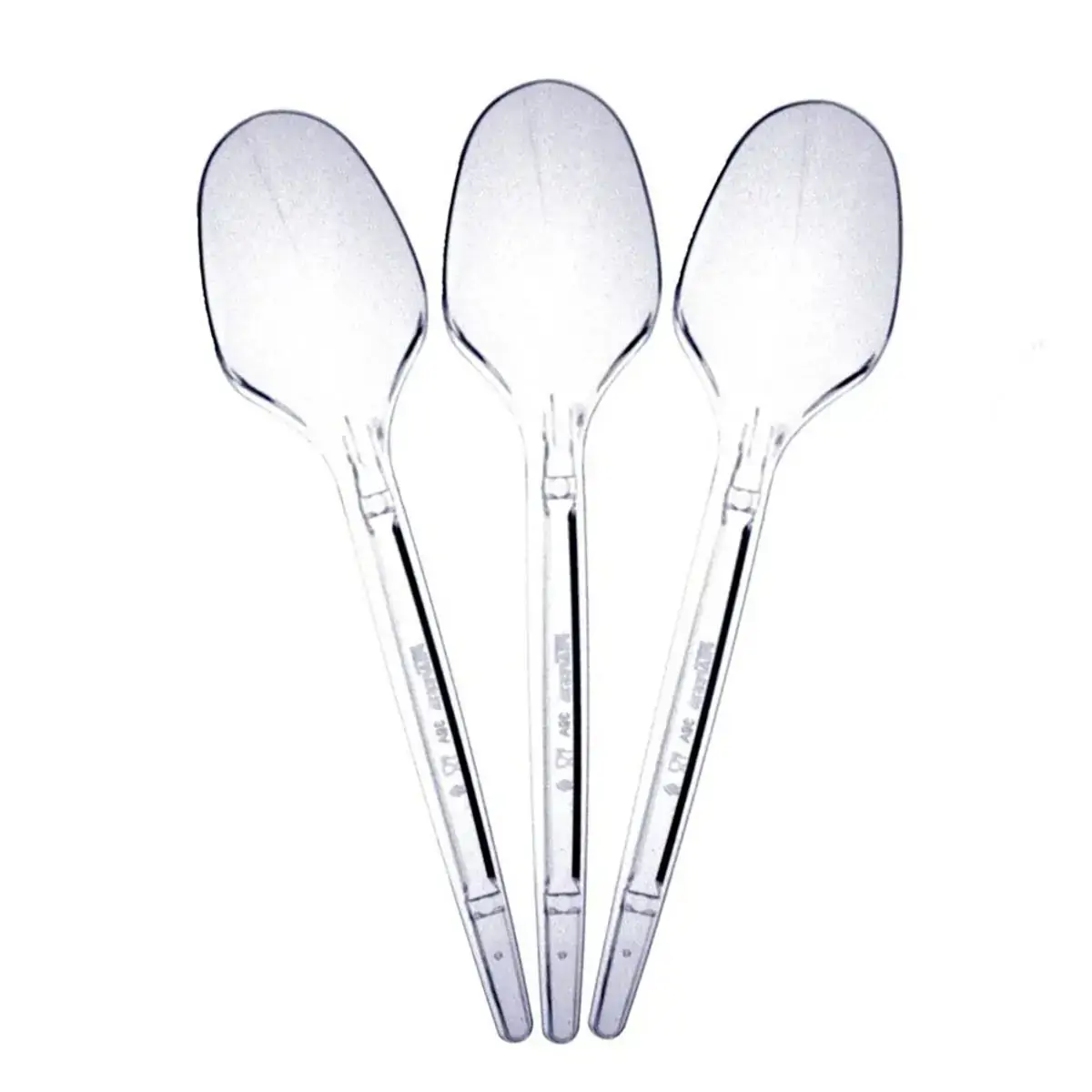 Colher Plast Refei Kirey Gde Cristal C/30