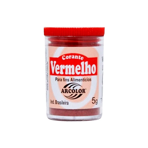 Corante Arcolor Vermelho 5g