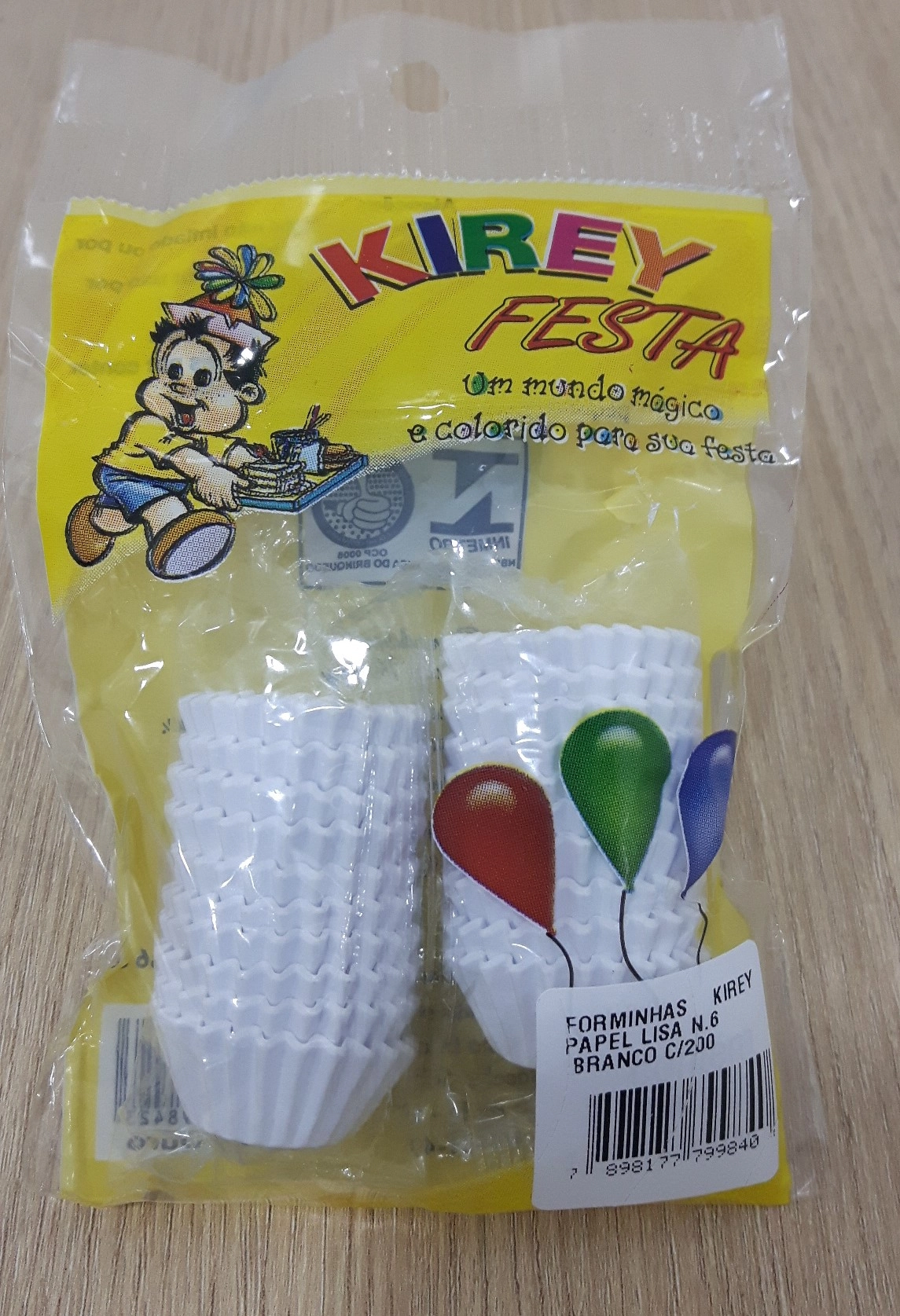 Forminha Papel Kirey Lisa Branca N 6 C/200