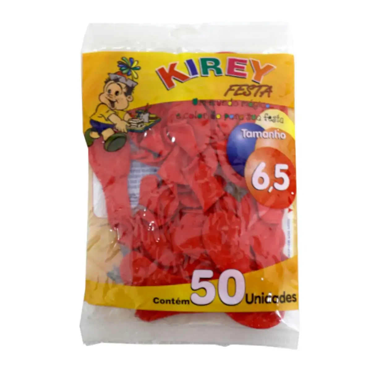 Balao Kirey Liso N 6 Vermelho 30/50