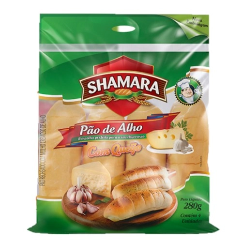 Pao De Alho Shamara Parmesão