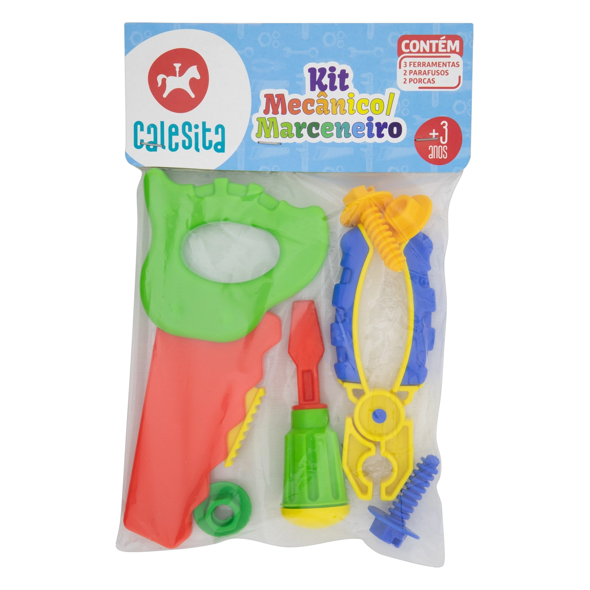 Kit Ferramentas Mêcanico E Marceneiro Calesita