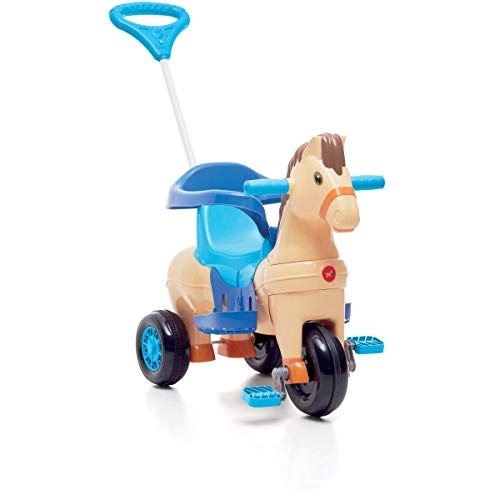 Veiculo Para Bebe Potó Calesita 2 Em 1, Calesita, Azul