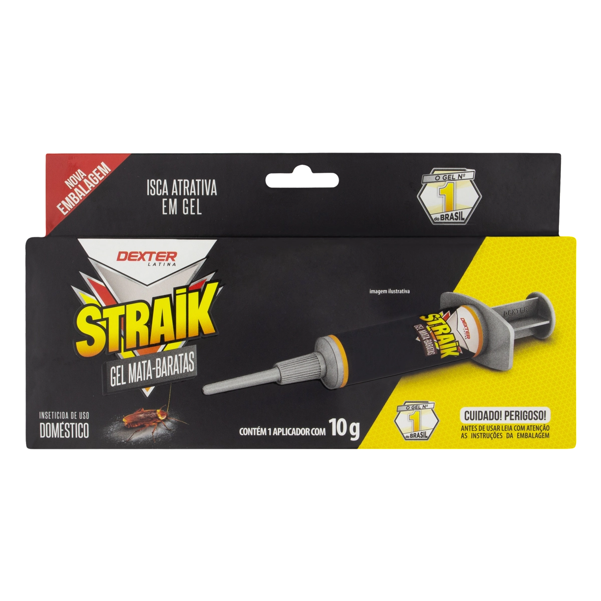 Inseticida Gel Mata Baratas Dexter Latina Straik Caixa 10g