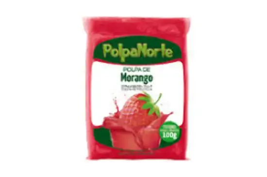 Polpa De Fruta Morango Polpanorte Pacote 100g
