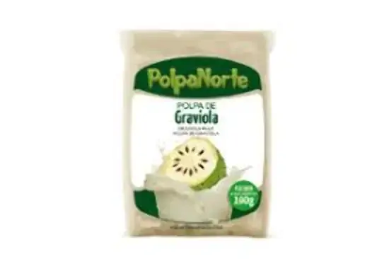 Polpa De Fruta Graviola Polpanorte Pacote 100g