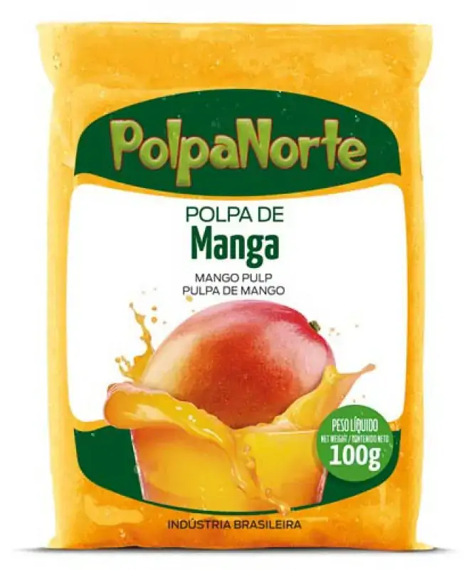 Polpa De Fruta Manga Polpanorte Pacote 100g