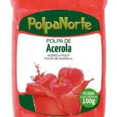 Polpa De Fruta Acerola Polpanorte Pacote 100g