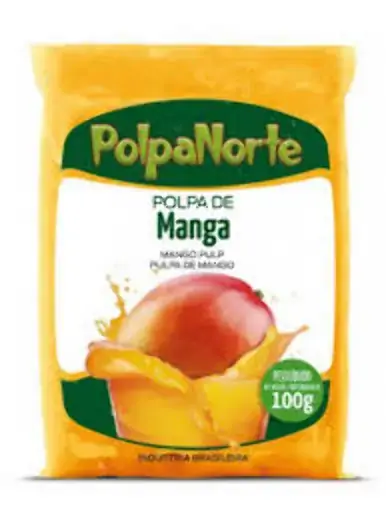 Polpa De Fruta Manga Polpanorte Pacote 100g
