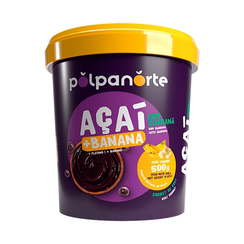 Acai Polpa Norte Banana 500g