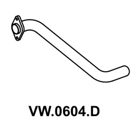 Tubo do Motor VOLKSWAGEN 7110 - MASTRA VW0604D