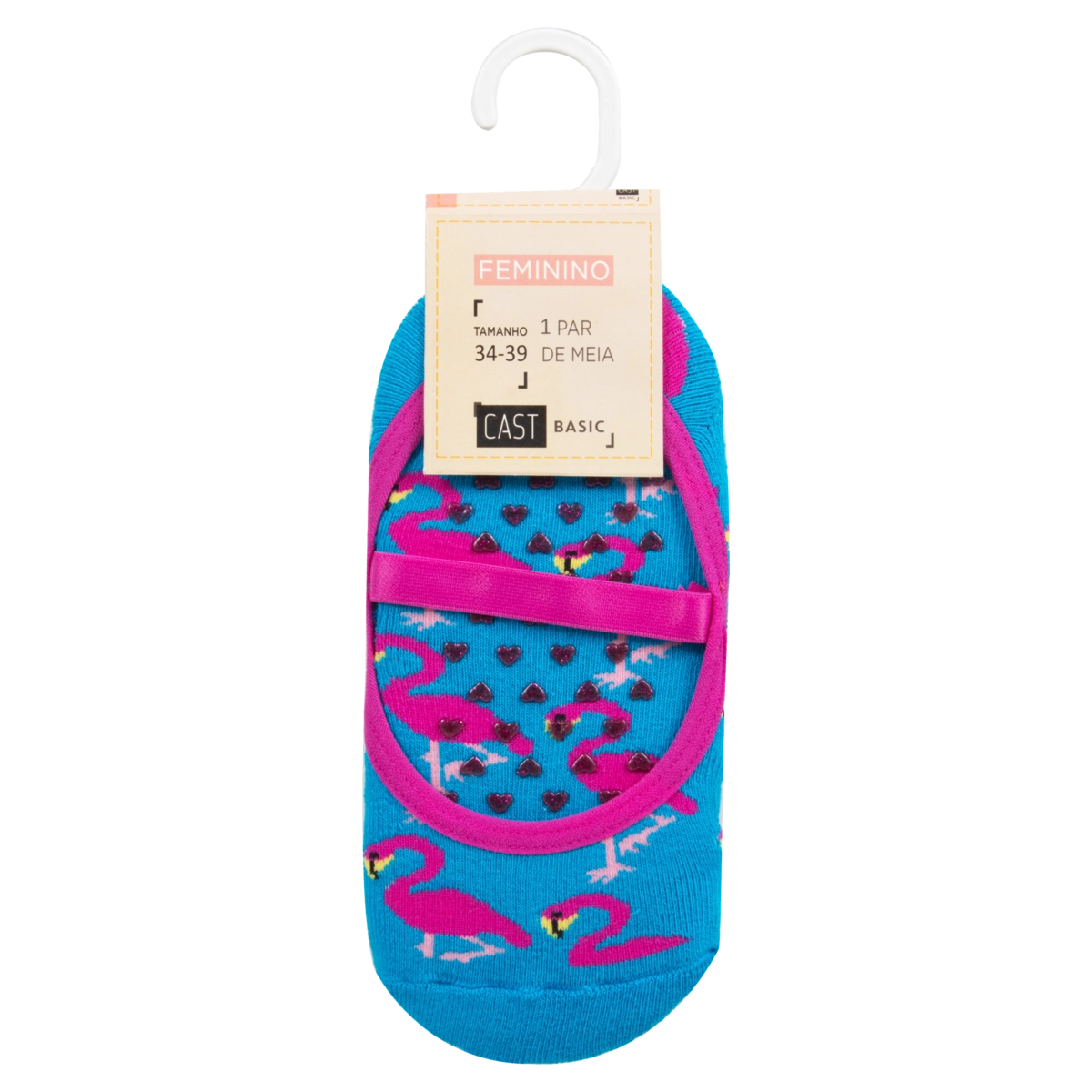 Meia Infantil Sapatilha Boneca Cast Essential N 34 39