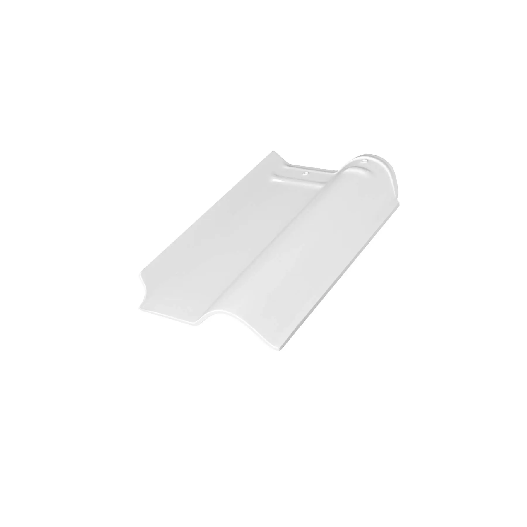Telha Ceramica Esmaltada Ecogres Branco Perkus