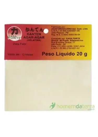 Agar Agar Gelatina Casa Forte 20g