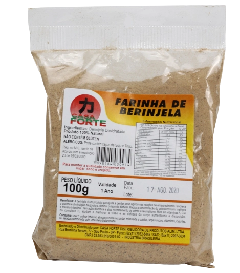 Farinha De Berinjela 100 G