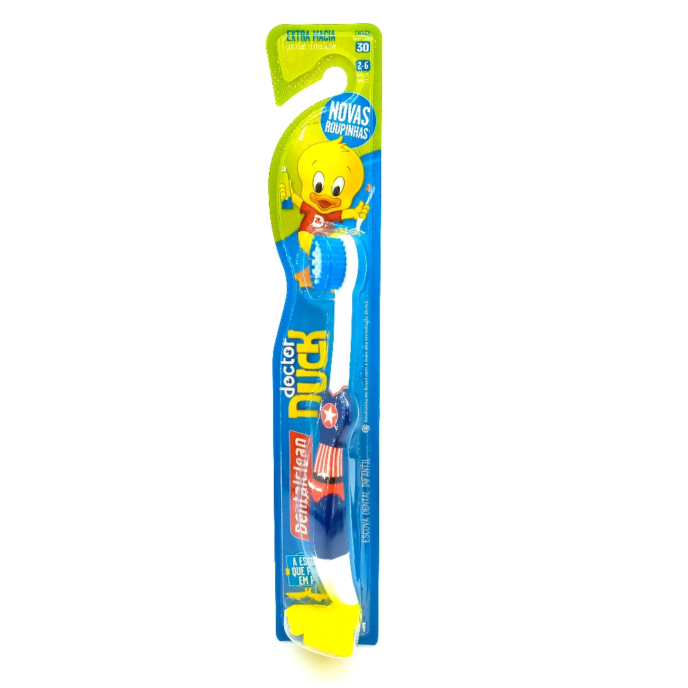 Escova Dental Infantil Extramacia Dentalclean Doctor Duck Cabeça 30