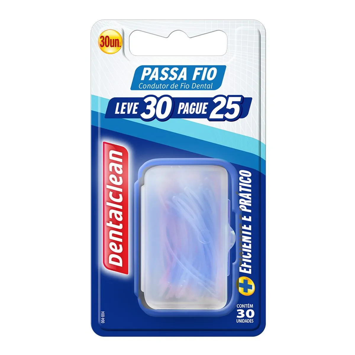 PASSA FIO DENTALCLEAN - PAGUE 25 E LEVE 30 UNIDADES