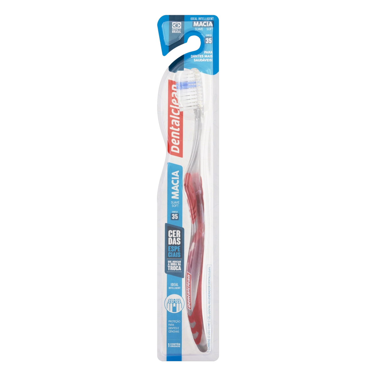 Escova Dental Macia Dentalclean Ideal Intelligent Cabeça 35