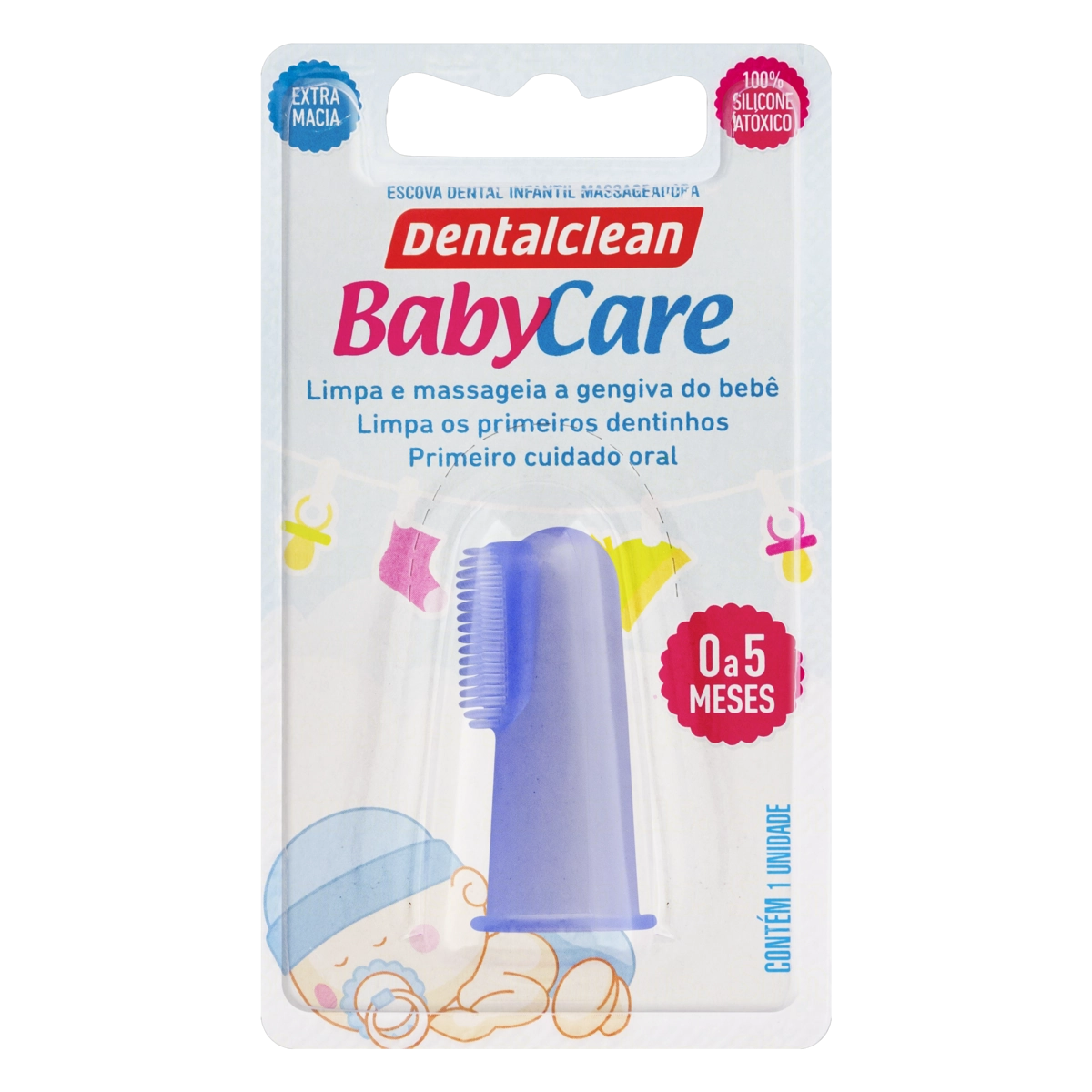 Escova Dental Massageadora Extramacia Dentalclean Baby Care