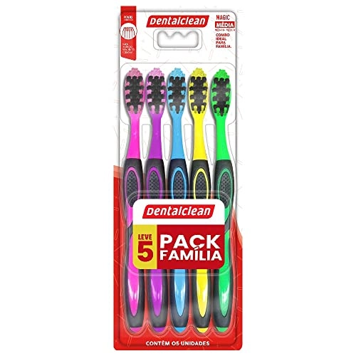 Escova Dental Média Dentalclean Magic 5 Unidades