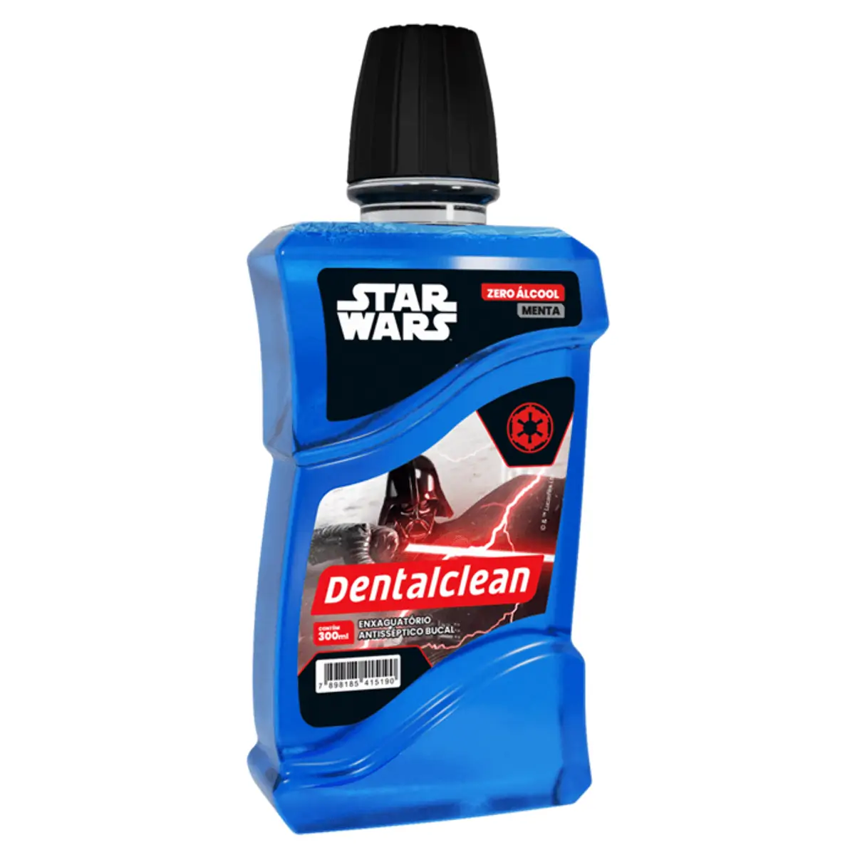 Enxaguante Bucal Zero álcool Menta Star Wars Dentalclean Frasco 300ml