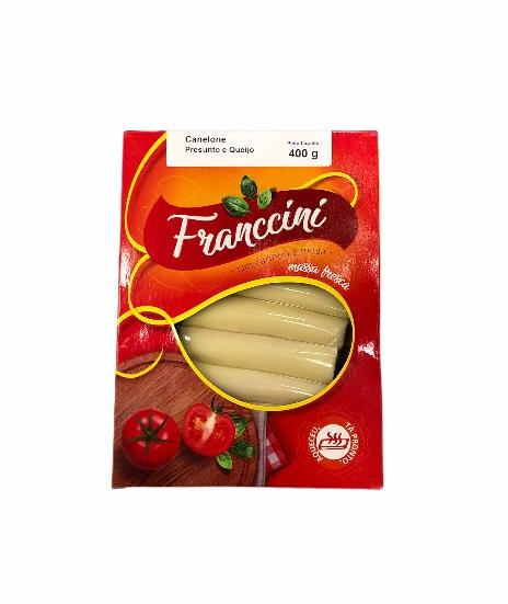 Canelone Franccini Presunto/mussarela Bdja