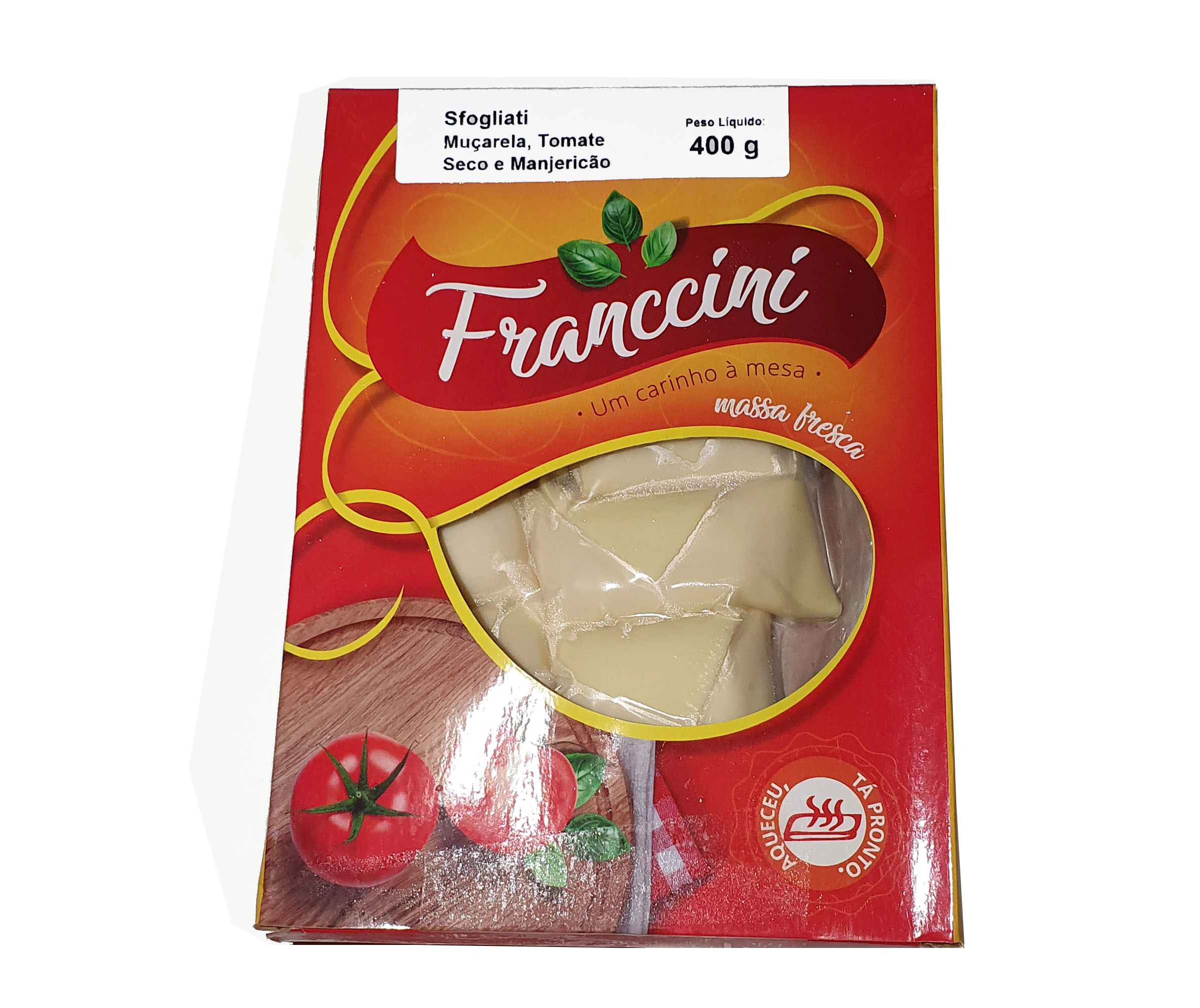 Sfogliati Mucarela / Tomate Seco / Manjericao Band 400g