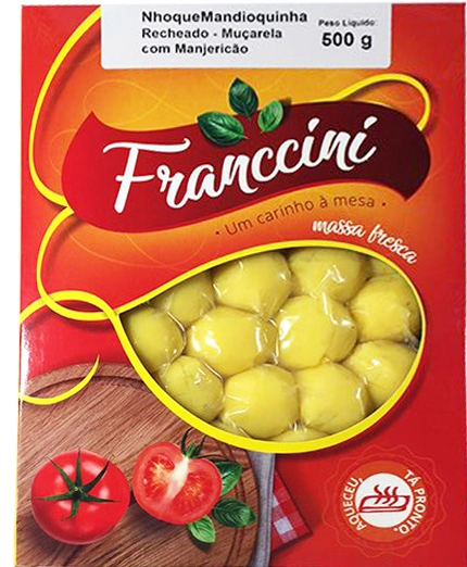 Nhoque Franccini 500g Pre Cozida Mandioq.rech