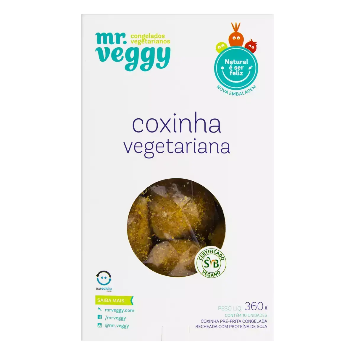 Coxinha Tradicional Vegetariana MR. VEGGY 360g