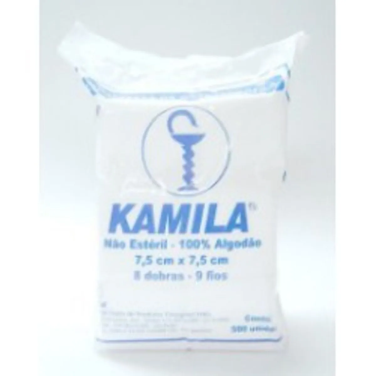 10 Compressas De Gaze Hidrófila Kamila