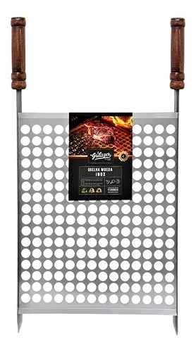 Grelha Grilazer Tela Moeda 40x50cm Inox
