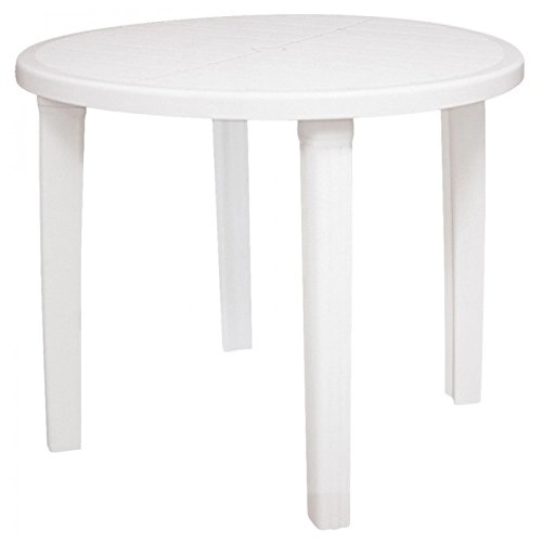 Mesa Tramontina Cassino Em Polipropileno Branco