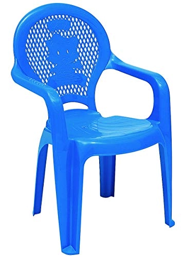 Cadeira Infantil Plástico Tramontina Azul Catty