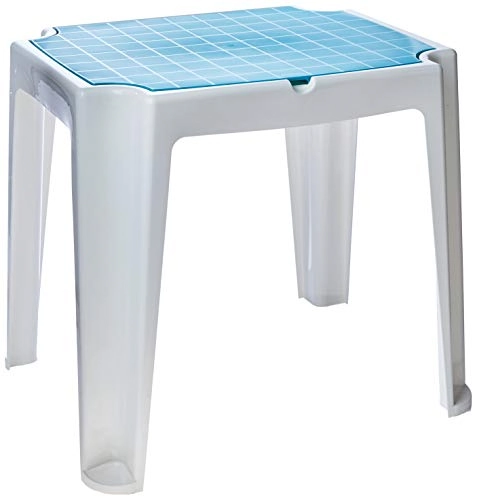 Mesa Infantil Versa em Polipropileno Azul e Branco