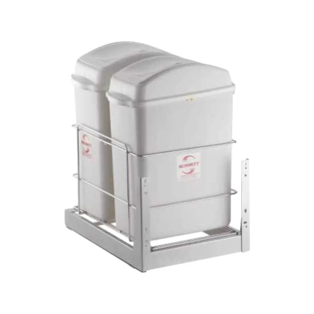 Lixeira Deslizante Dupla 20l - Schmitt