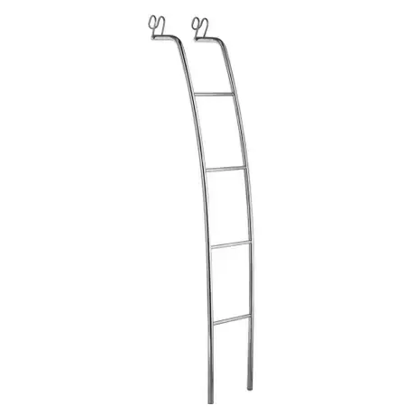 Escada Curva Para Beliche Fácil Subida Altura 162cm Schmitt Cromado