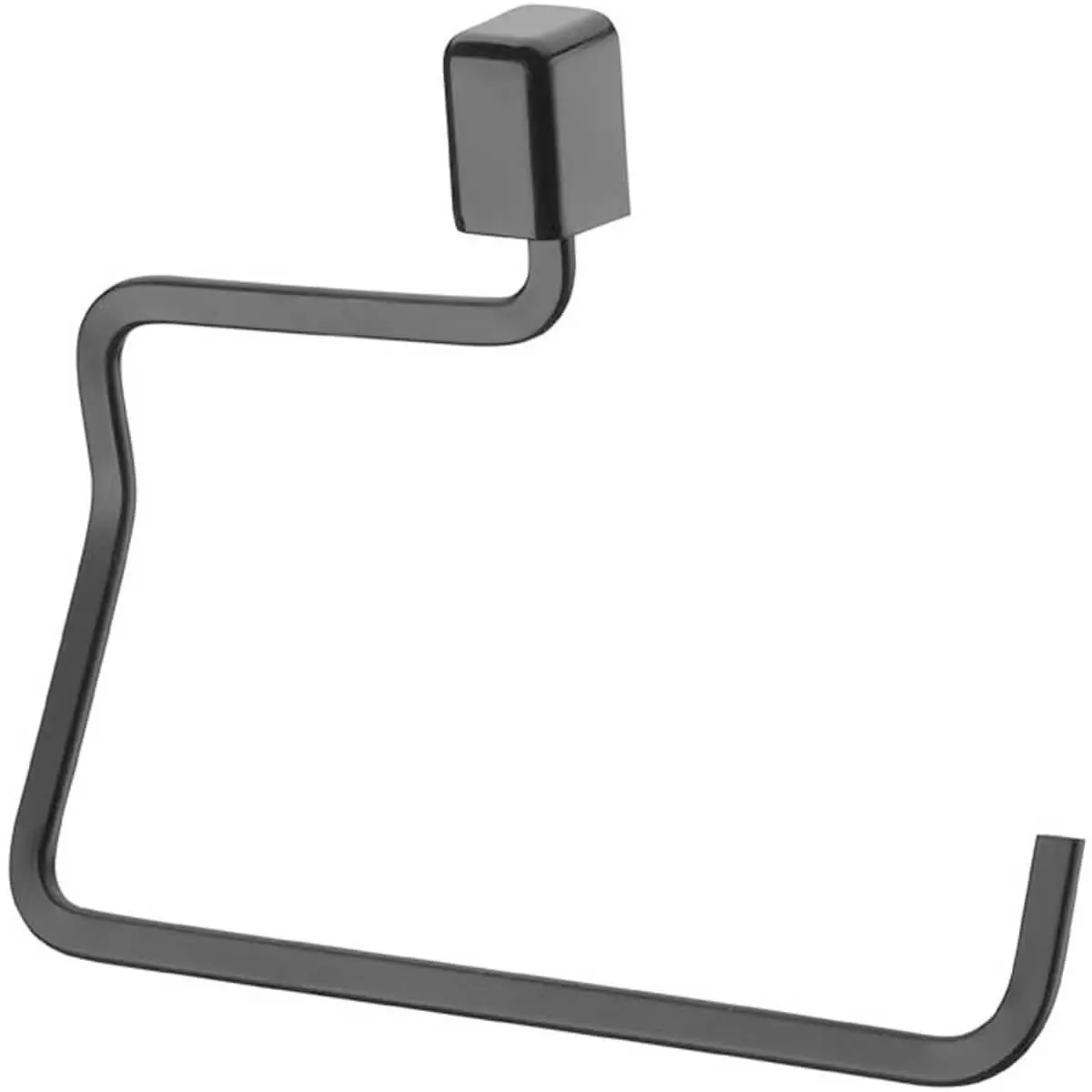Toalheiro Preto Fosco De Parede Banheiro Suporte Porta Toalha De Rosto Schmitt