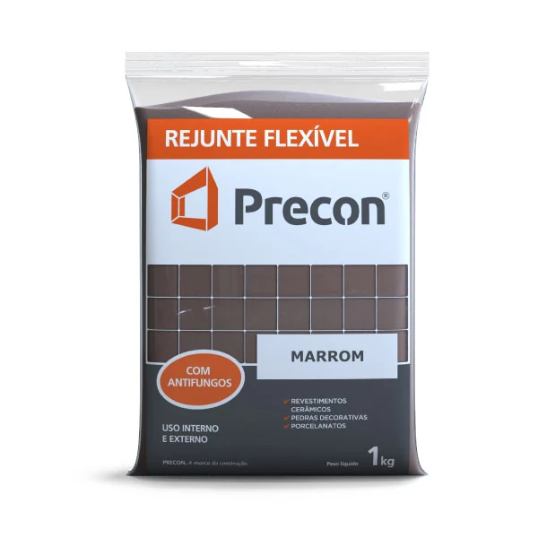 Rejunte Cimentício Marrom 1 Kg Precon