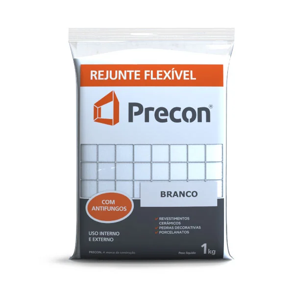 Rejunte Cimentício Branco 1 Kg Precon