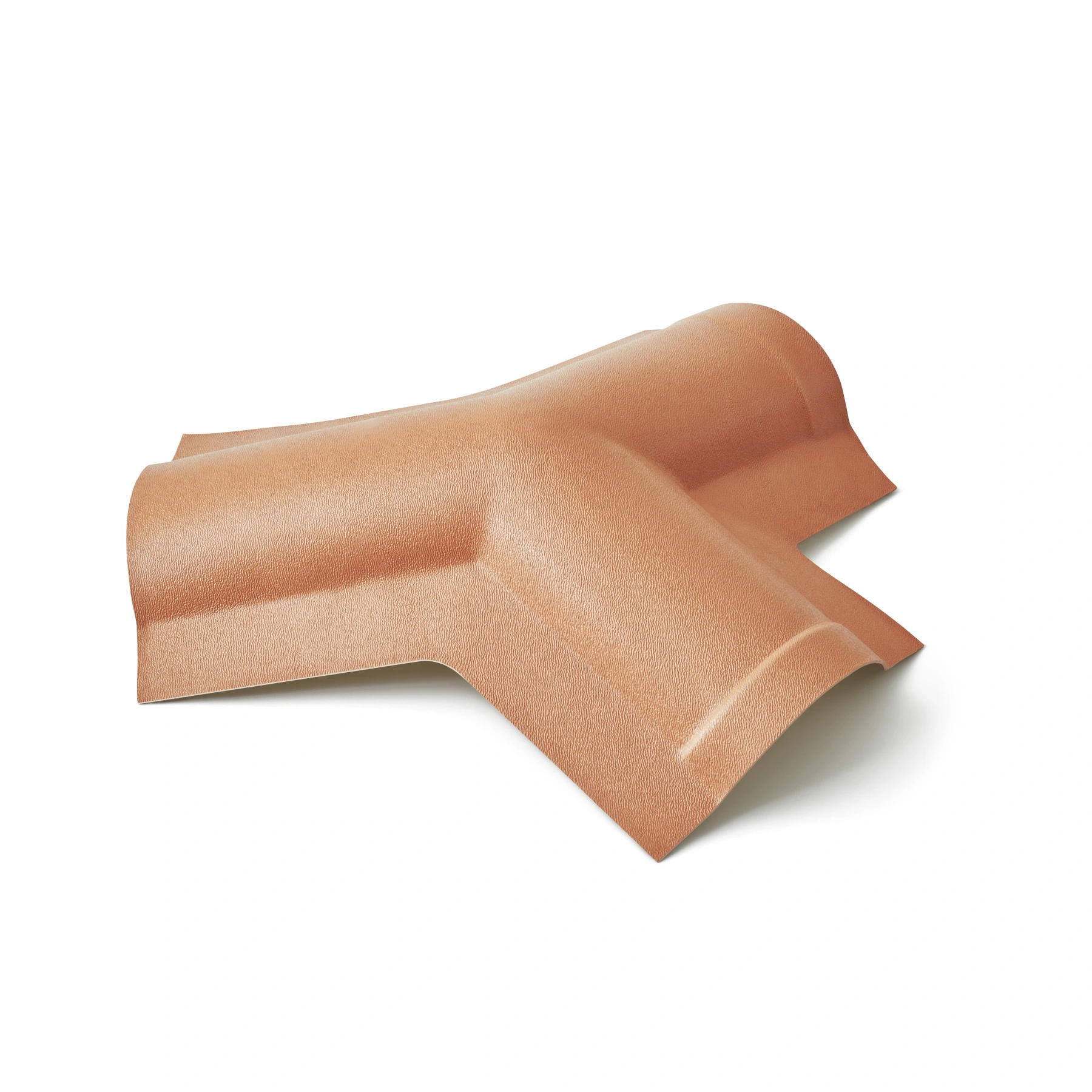Cumeeira de PVC Colonial Triangular 15x92cm Cerâmica Precon