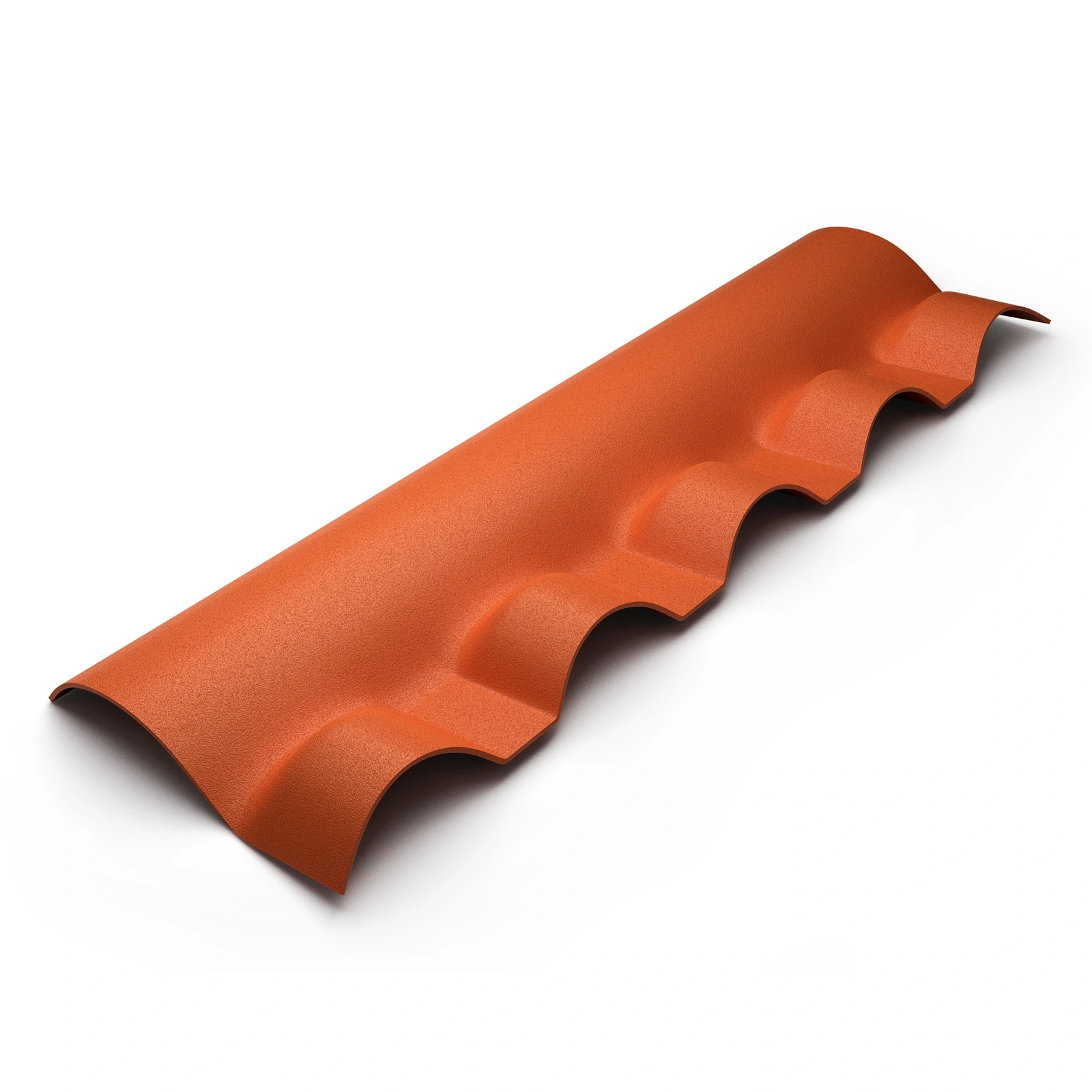 Cumeeira de PVC Colonial Articulada 35x89cm Cerâmica Precon