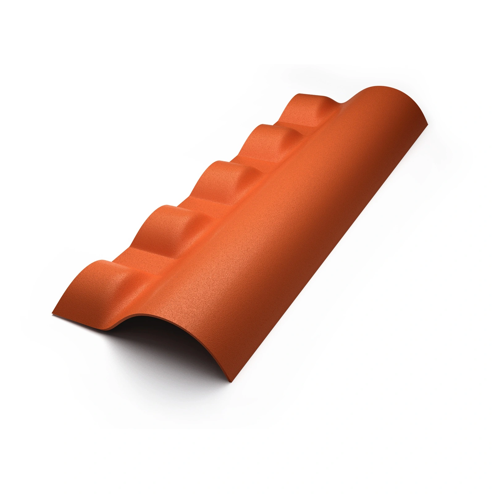 Cumeeira de PVC Colonial Inferior 40x88cm Cerâmica Precon